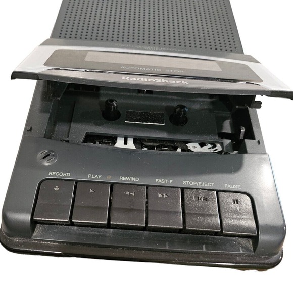 Vintage Radio Shack Cassette Tape Recorder CTR-111 Battery Desktop Music - Picture 2 of 4